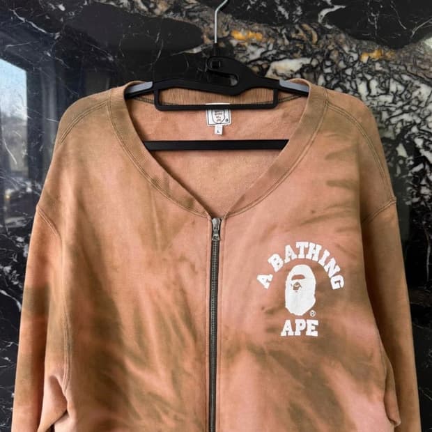 베이프 타이다이 코튼 집업자켓 Bape L
