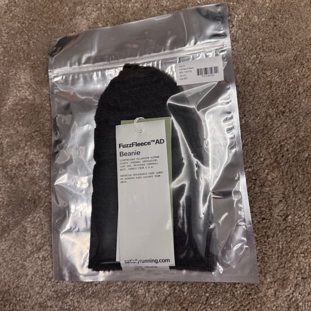 새티스파이 고스트플리스 비니 팬텀 새상품