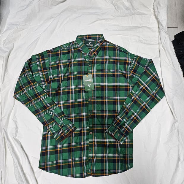 랭글러 체크 셔츠 L