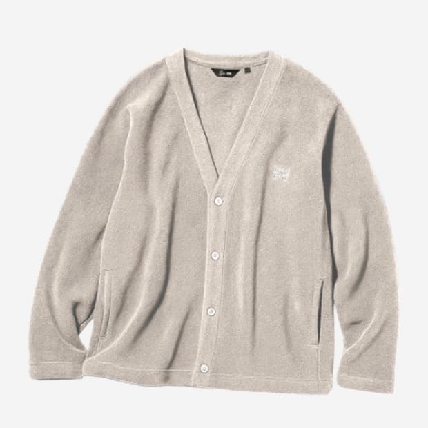 유니클로 니들스 가디건 베이지 xl