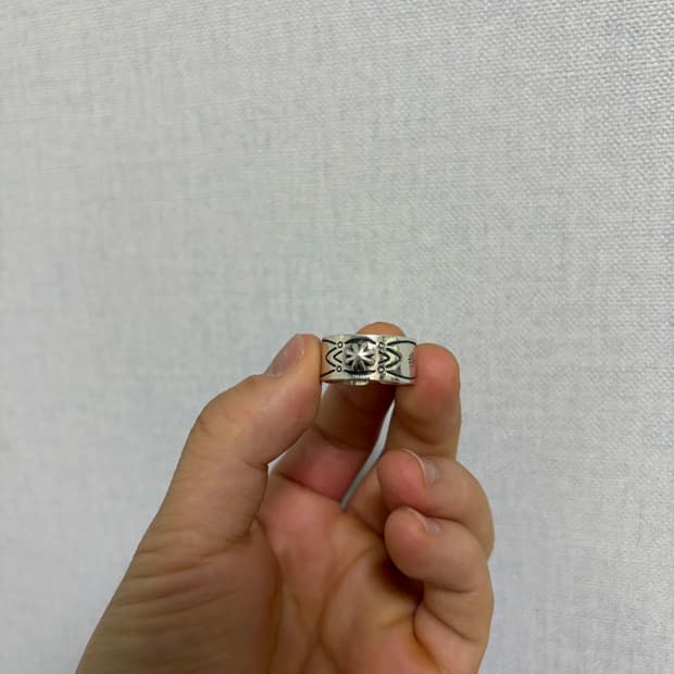 인디언 나바호 문양 주얼리 반지