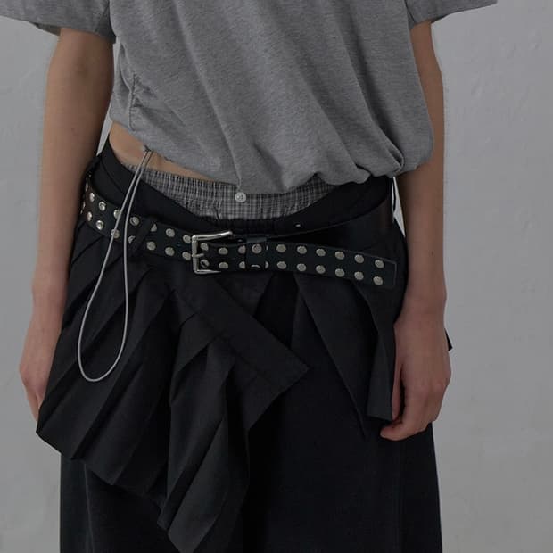 LCDC PLEATS DETAIL LAYERED SKIRT