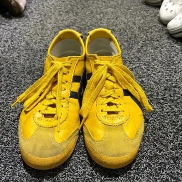 오니츠카타이거 멕시코66 옐로우블랙 270