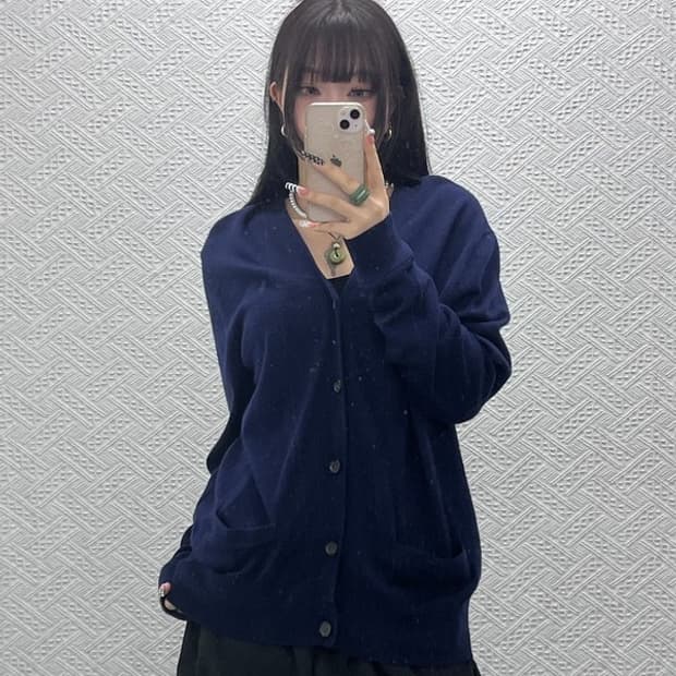 폴로 랄프로렌 빈티지 모던 캐주얼 여리핏 가디건 L C10593