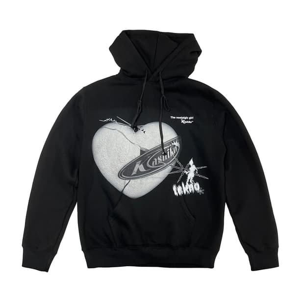 Kashiko Love Fluffy Hoodie 카시코 기모 후드