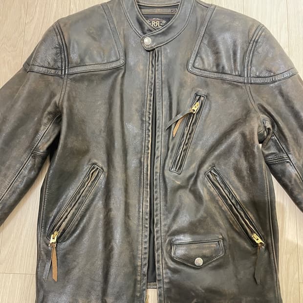 Rrl 모토레더자켓 s사이즈