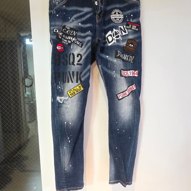 디스퀘어드2 패치 데님 팬츠 (52)