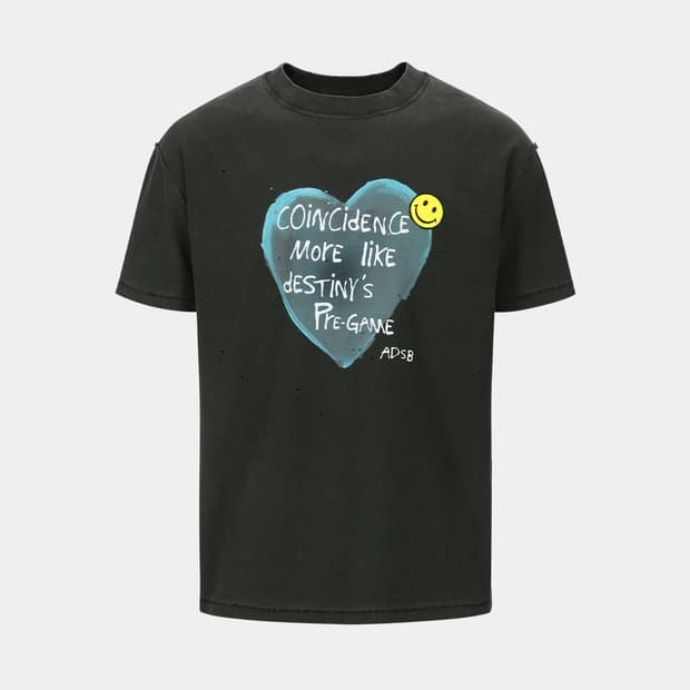 UNISEX HEART MESSAGE T-SHIRT 