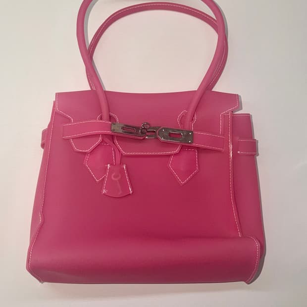 키키 핑크 젤리 버킨 퍼킨백 jelly firkin