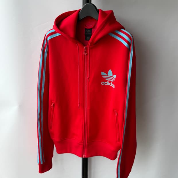 adidas vtg hood zip-up