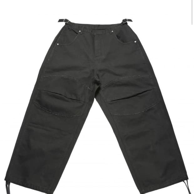 (MJD) CANVAS 3D KNEE PANTS CHARCOAL 