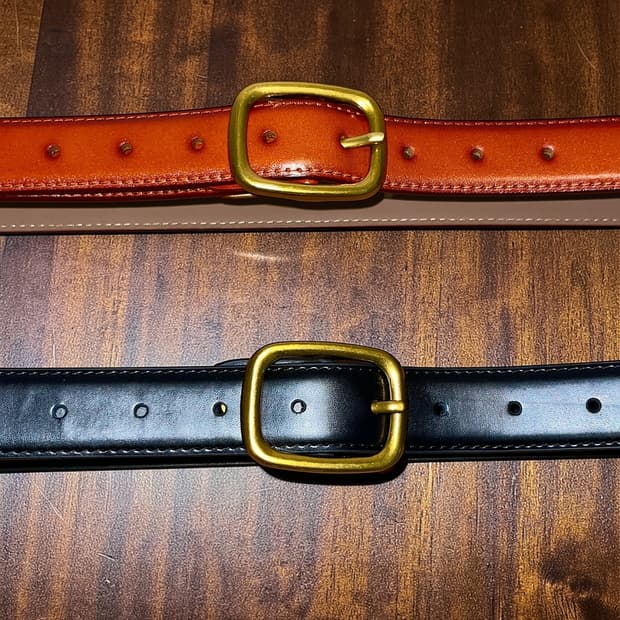 브라스 버클 데일리 벨트