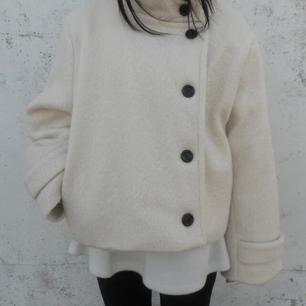 젤레나 나인 숏 코트 알파카