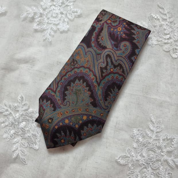 에트로 페이즐리 실크100 넥타이 (드라이완료)