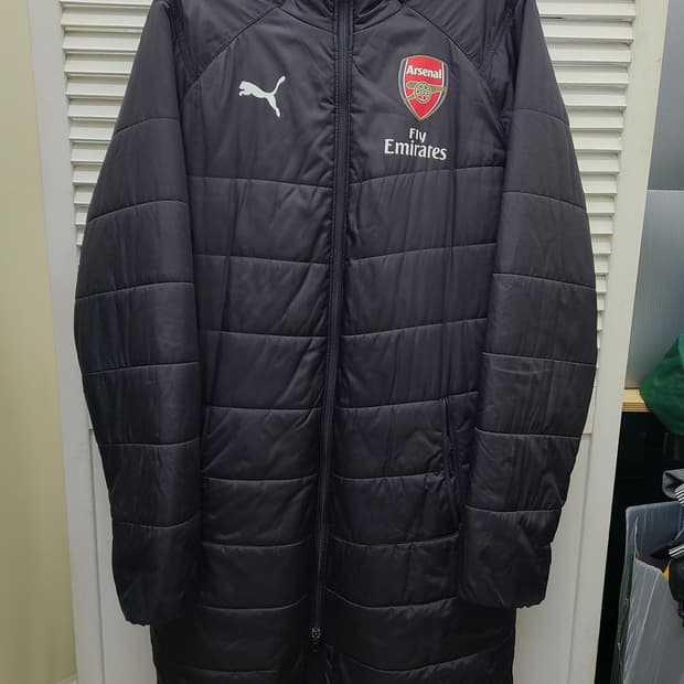 푸마 아스날 18-19 벤치 롱 패딩