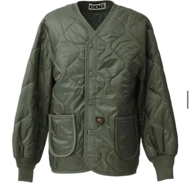 CDG 꼼데가르송 알파 라이너 깔깔이 자켓