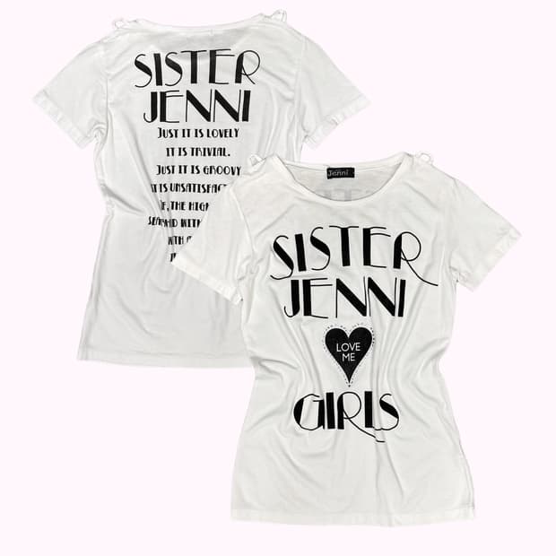 kitsch lettering cubic t-shirt