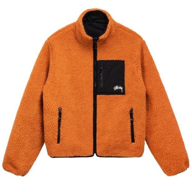 스투시 쉐르파 후리스 자켓