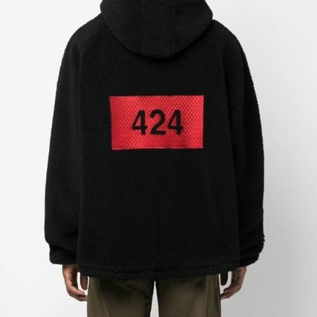 (새상품) 424 플리스 후드 자켓 L