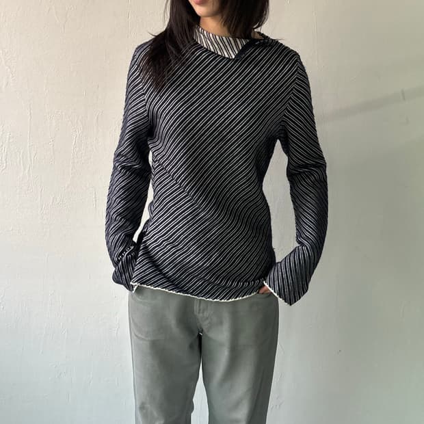 jw 앤더슨 스트럭쳐 스트라이프 니트 