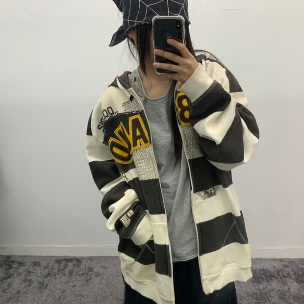 저버 00s 후드집업