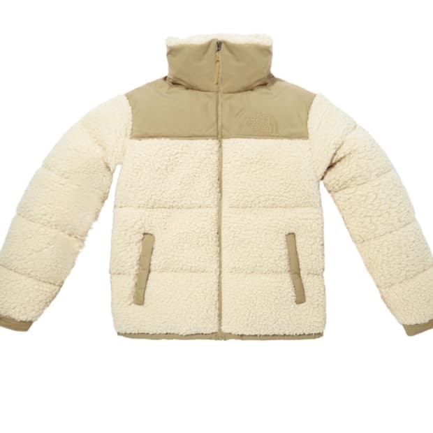 노스페이스 쉐르파 눕시 자켓 샌드