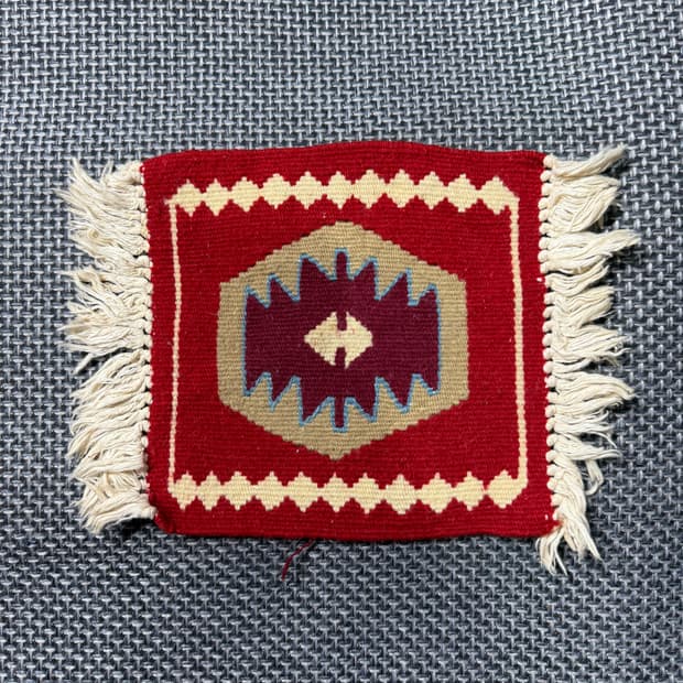 빈티지 네이티브 아메리칸 울 러그 스몰 (old-8619)