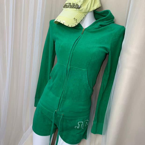 S Juicy Couture 스팽글 애플그린 셋업