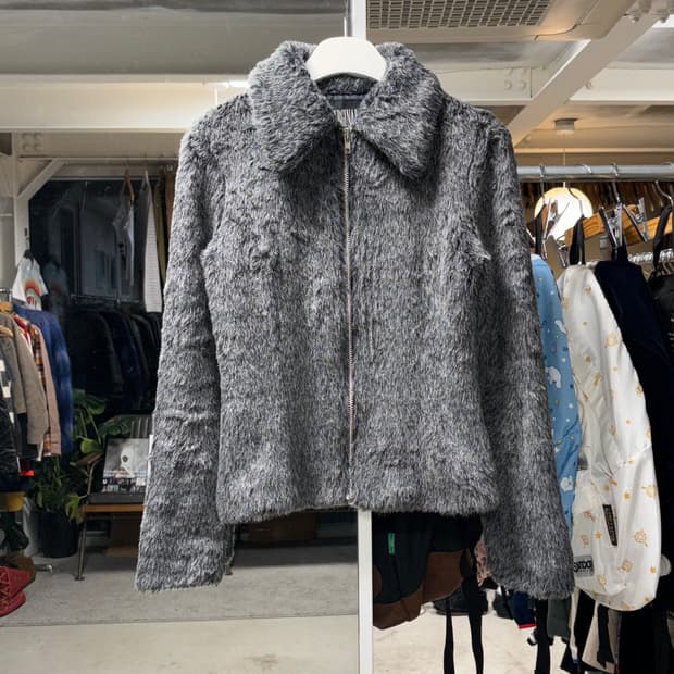 Marginal gramor 페이크 퍼 자켓