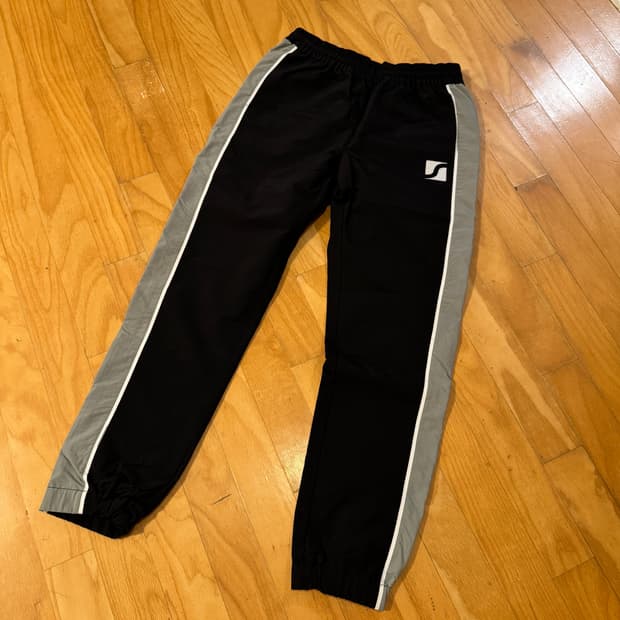 스투시 STUSSY 나일론 트랙 팬츠 S 블랙