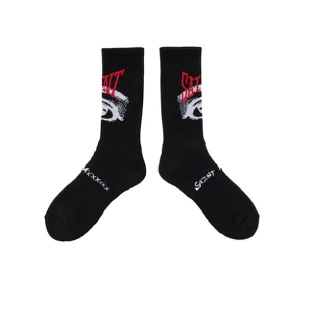 [새상품] 세인트미카엘 양말 아이즈 삭스 블랙