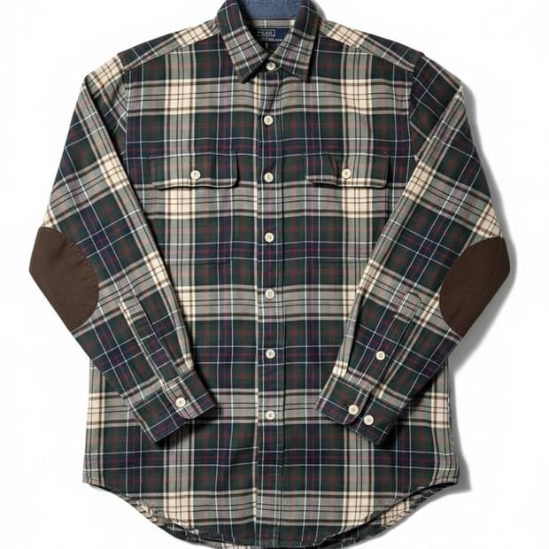 폴로랄프로렌 컨트리 엘보우 체크셔츠