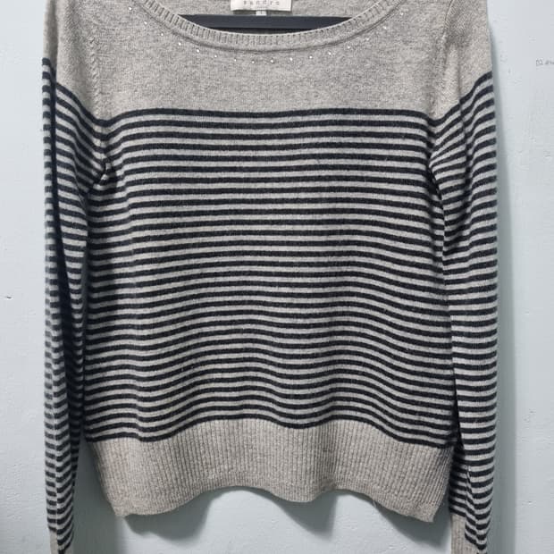 산드로 여성 모 캐시미어 니트 티