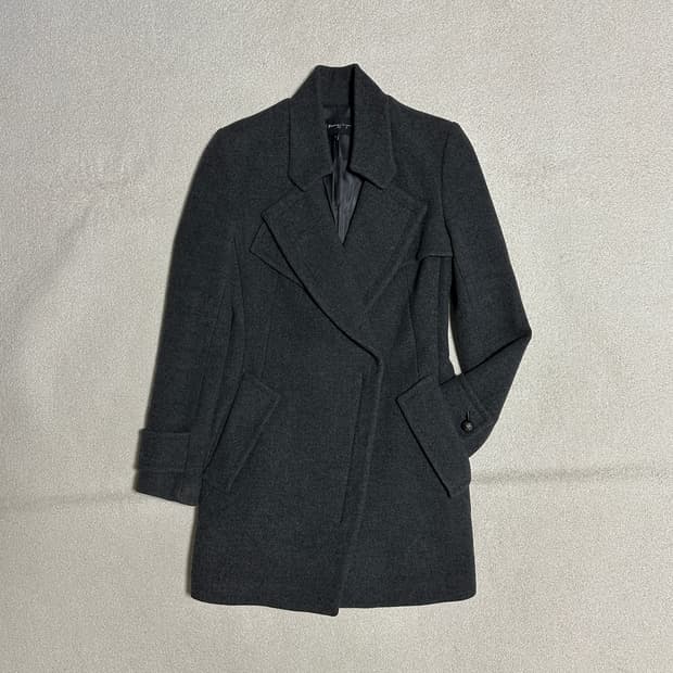 오브제 울 알파카 코트