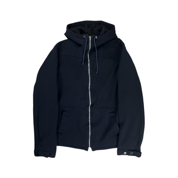 polyester fulling full zip hoodie