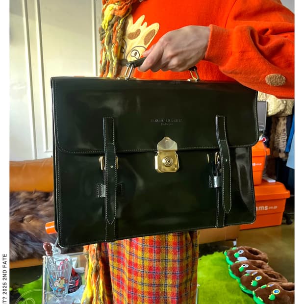 1980-90s KATHARINE HAMNETT Business Bag