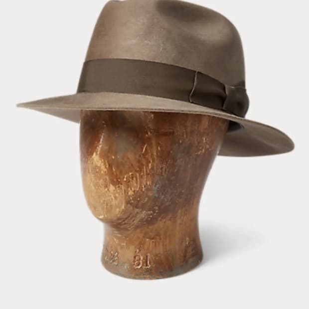 RRL 더블알엘 wool felt fedora mole L