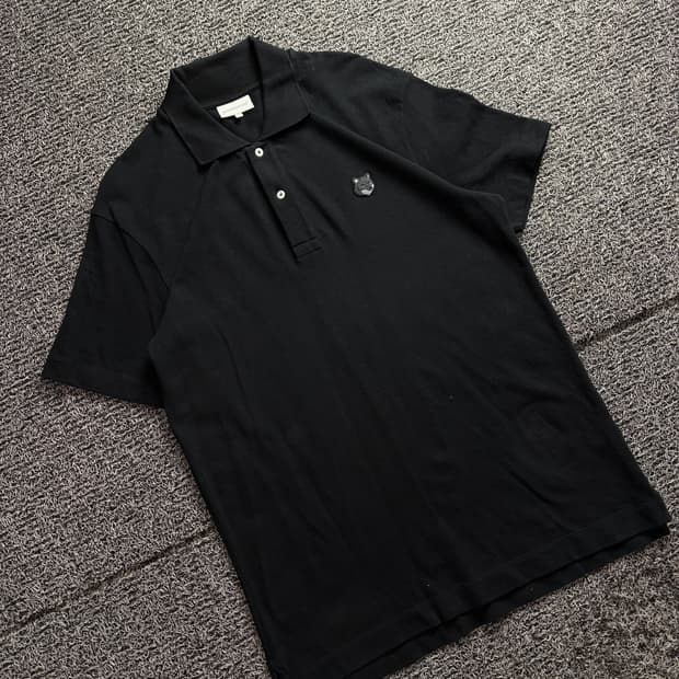 메종키츠네 볼드 폭스 헤드패치 폴로 셔츠 2882