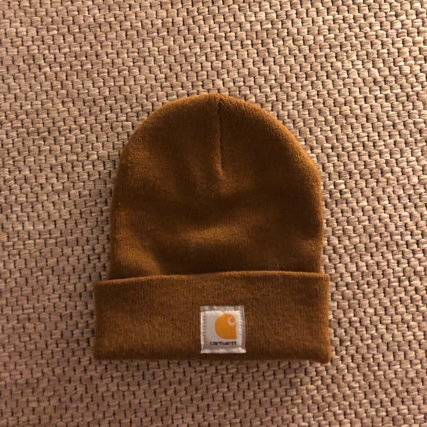 Carhartt 비니 브라운 100% 아크릴