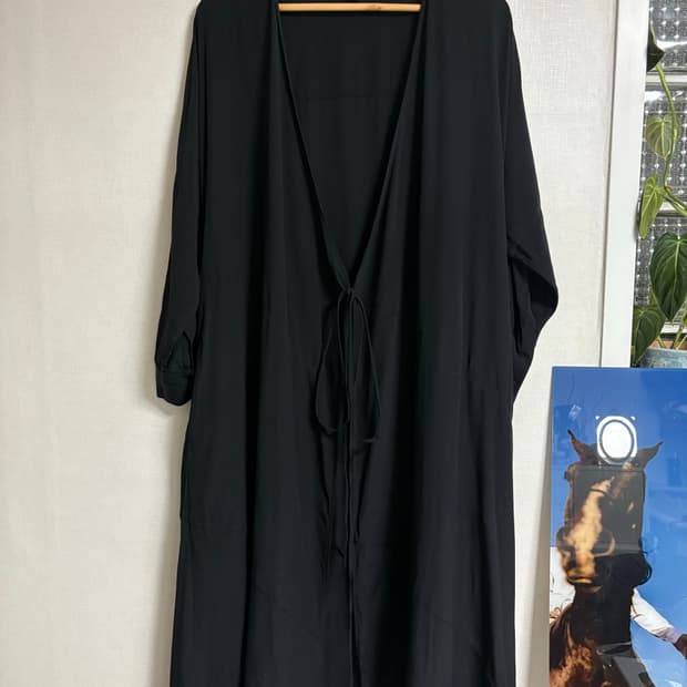 Cos 실크100% 로브 가디건 원피스