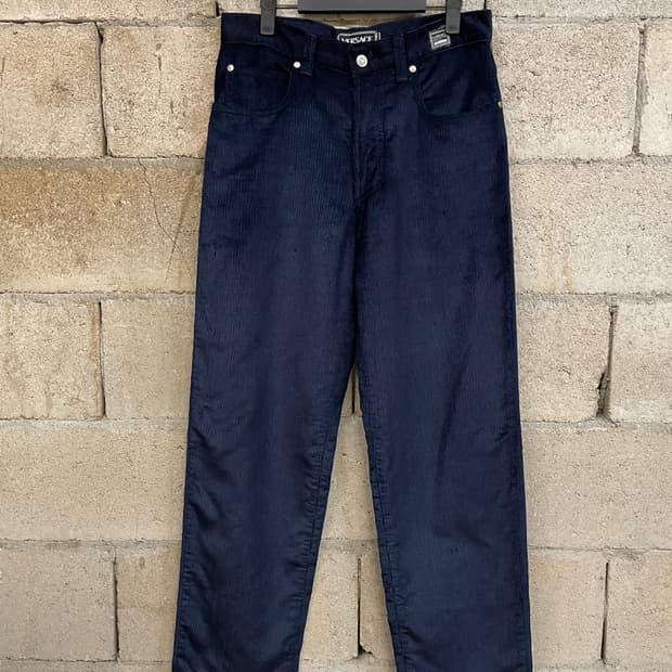 베르사체 진 꾸뛰르 메두사 코듀로이 팬츠