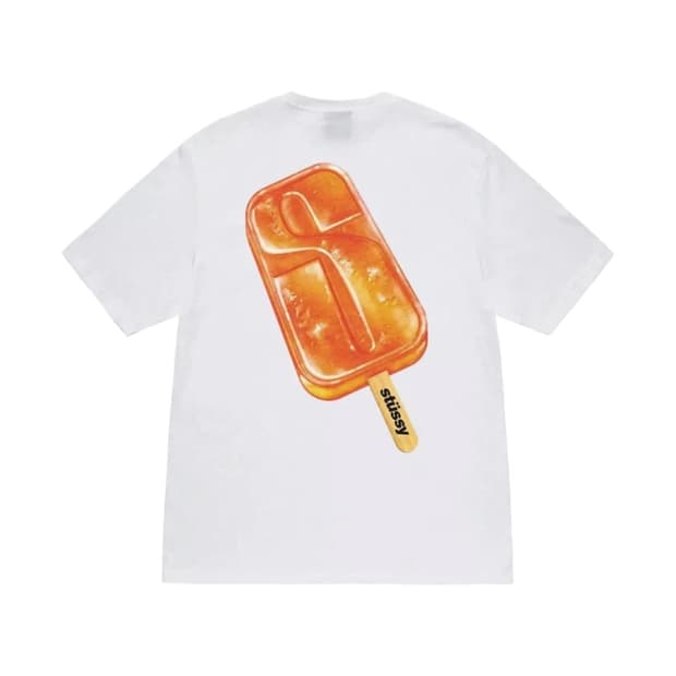 스투시 stussy 팝시클 반팔 티셔츠 화이트