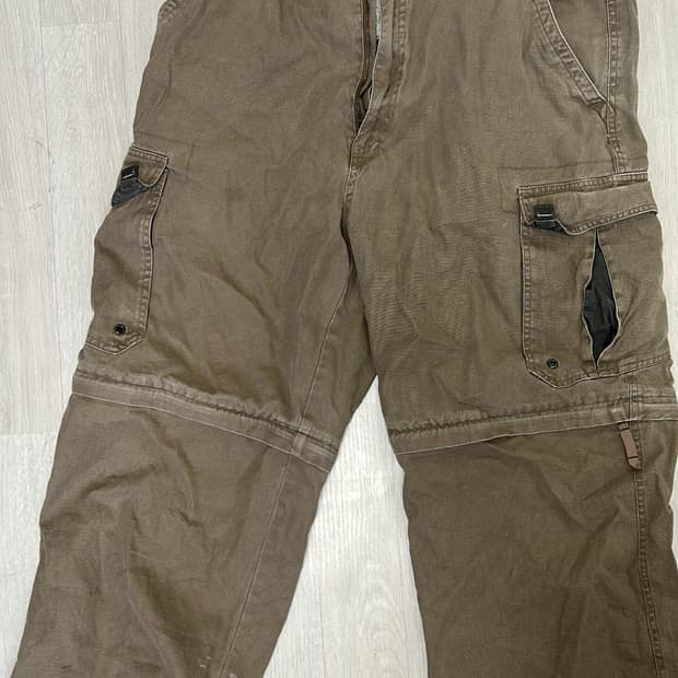 버뮤다 긴와이드카고팬츠 투웨이바지