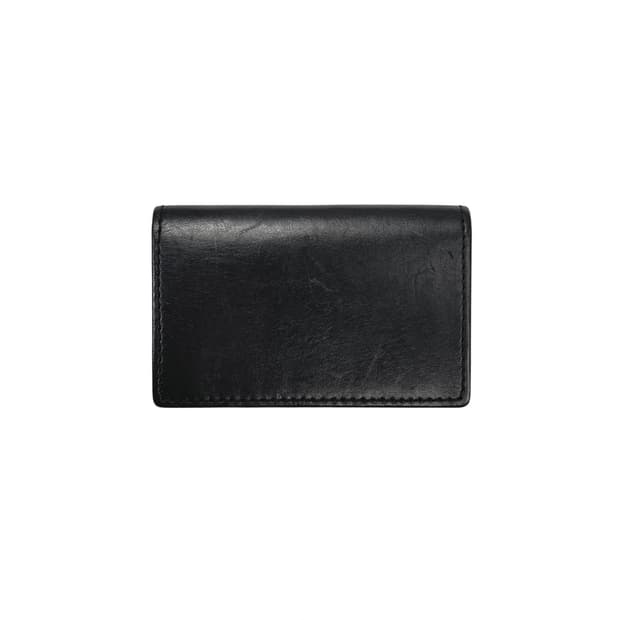 bi-fold leather card case