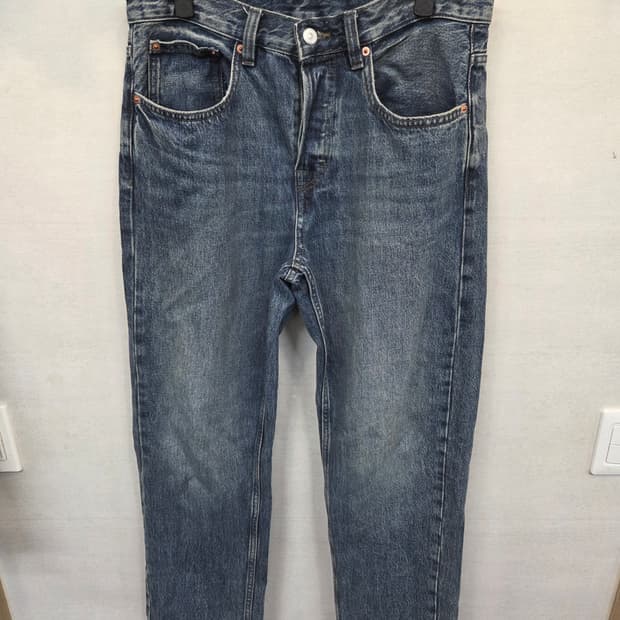 자라 빈티지워싱 데님팬츠 31