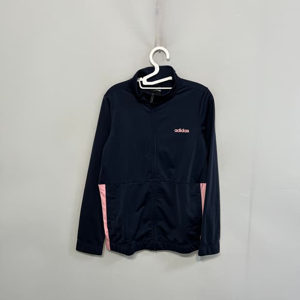 아디다스 여성 네이비 핑크 져지 M