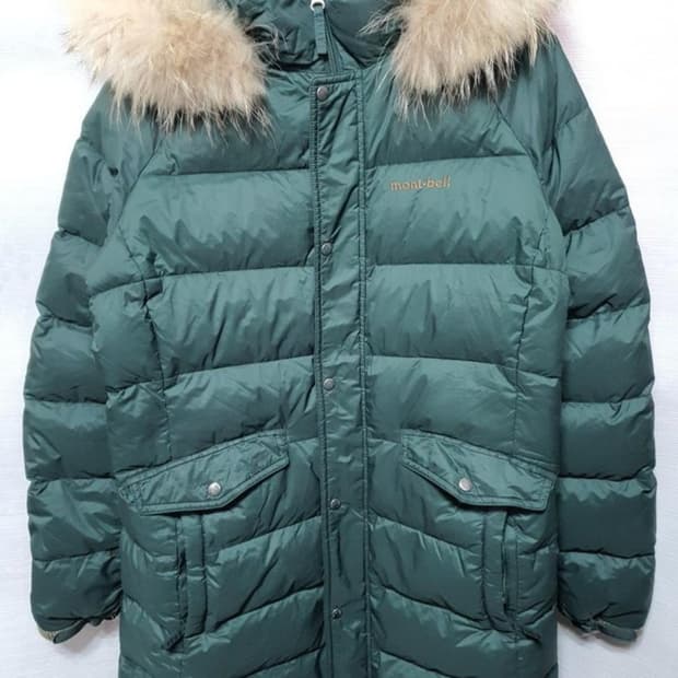 몽벨 여성 하프 구스패딩