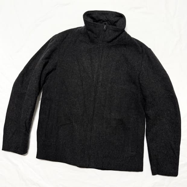 갭 - 하이넥 울 자켓