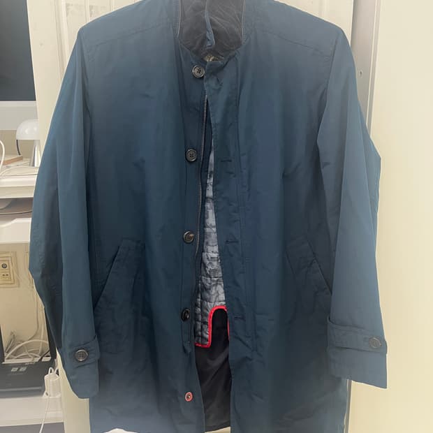 프랑코페라로 남성 코트 자켓 (105 라지) 네이비