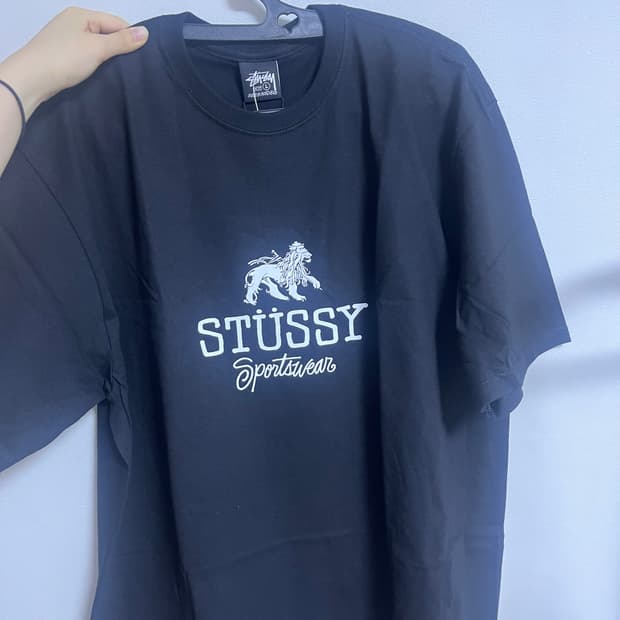 스투시 소프트웨어 티셔츠 블랙